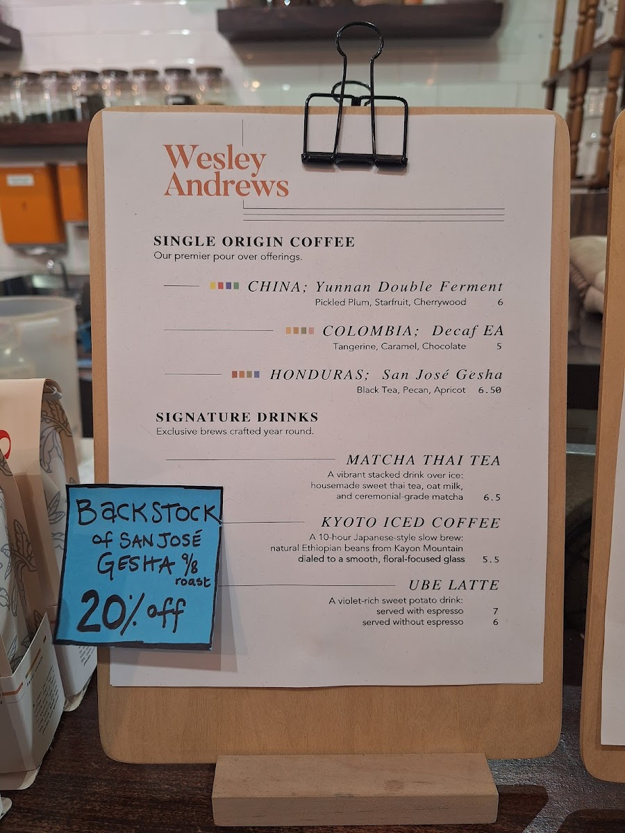 Wesley Andrews Coffee & Tea - 9