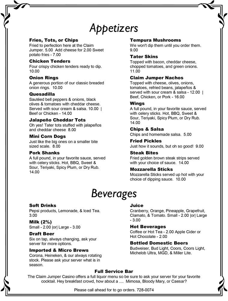 Claim Jumper Casino, Restaurant, & Lounge - 3