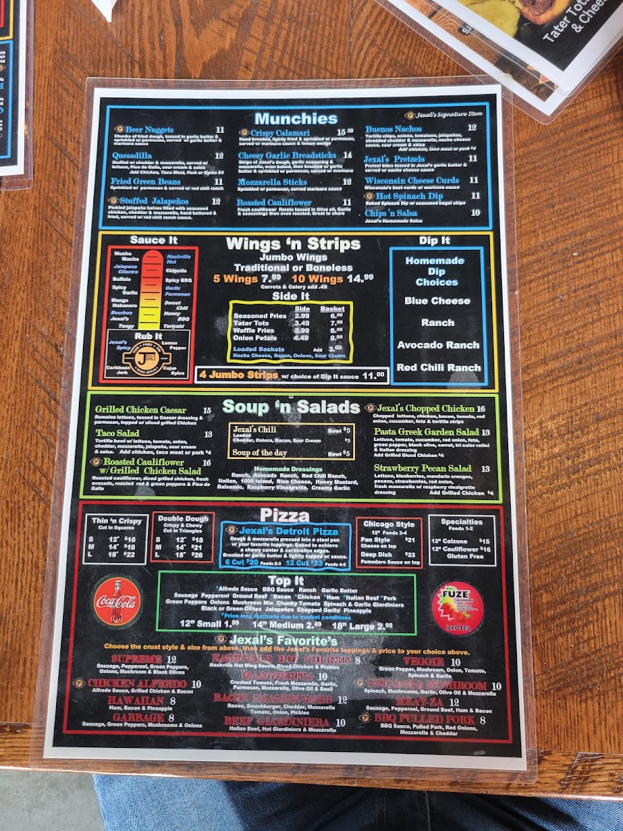Jexal's Pizza & Wing-Zeria McHenry - 5